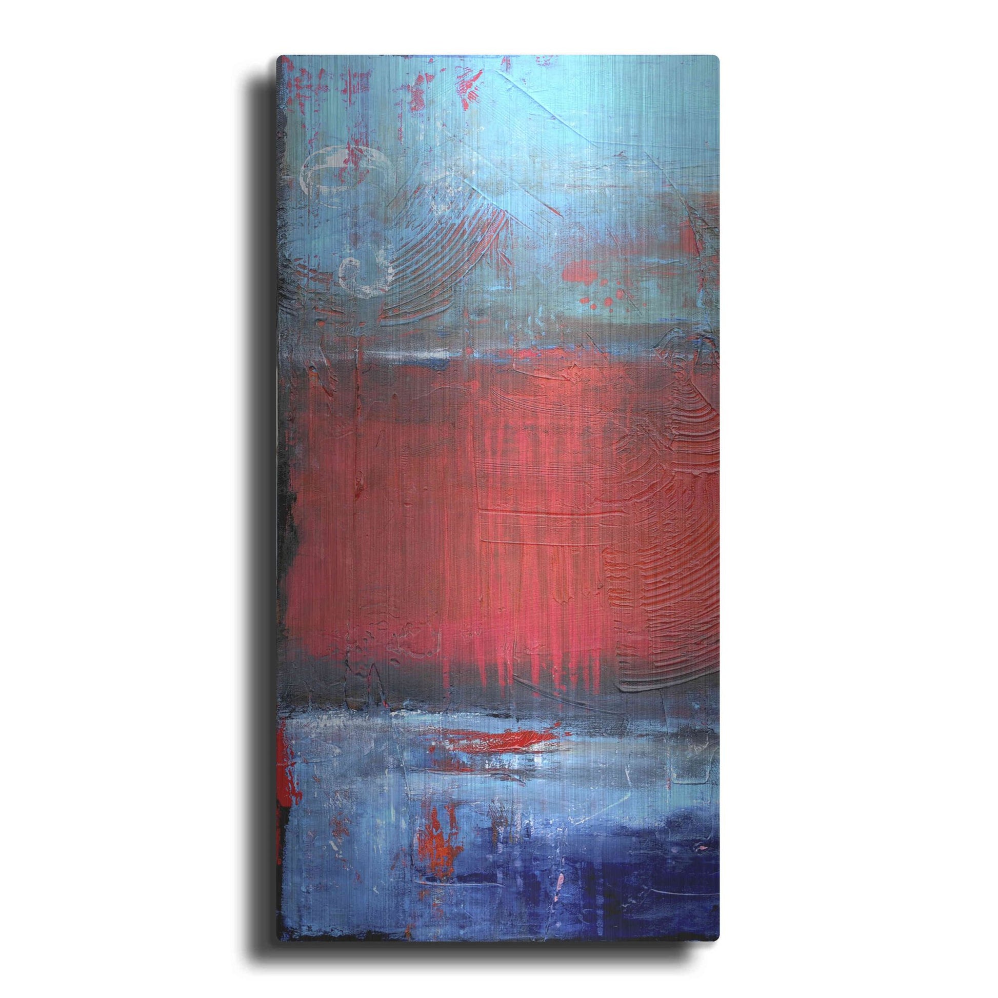 Luxe Metal Art 'Road House Blues I' by Erin Ashley, Metal Wall Art