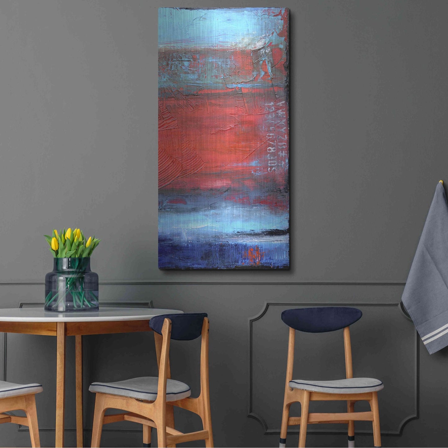 Luxe Metal Art 'Road House Blues II' by Erin Ashley, Metal Wall Art,24x48