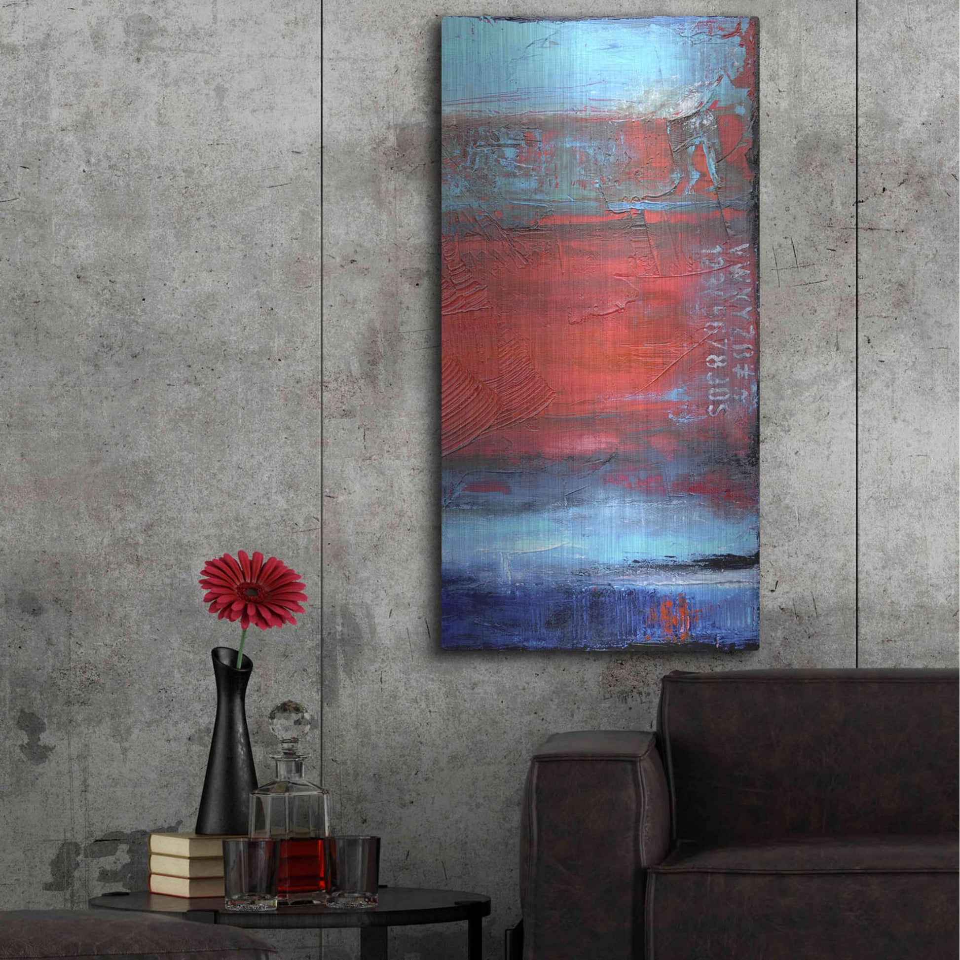 Luxe Metal Art 'Road House Blues II' by Erin Ashley, Metal Wall Art,24x48