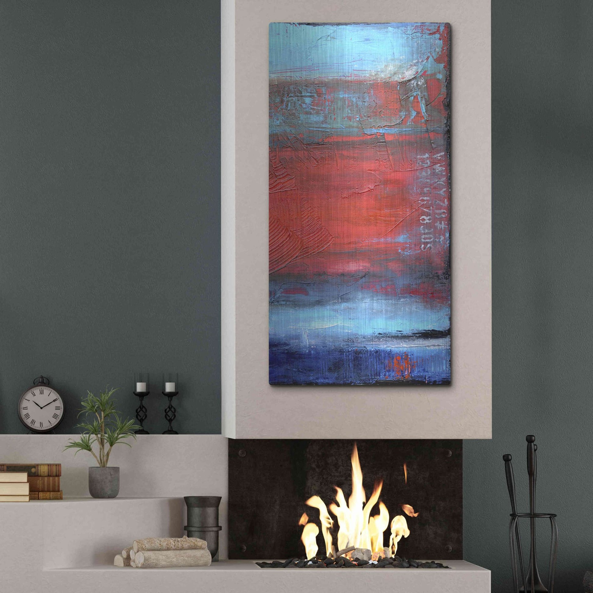 Luxe Metal Art 'Road House Blues II' by Erin Ashley, Metal Wall Art,24x48