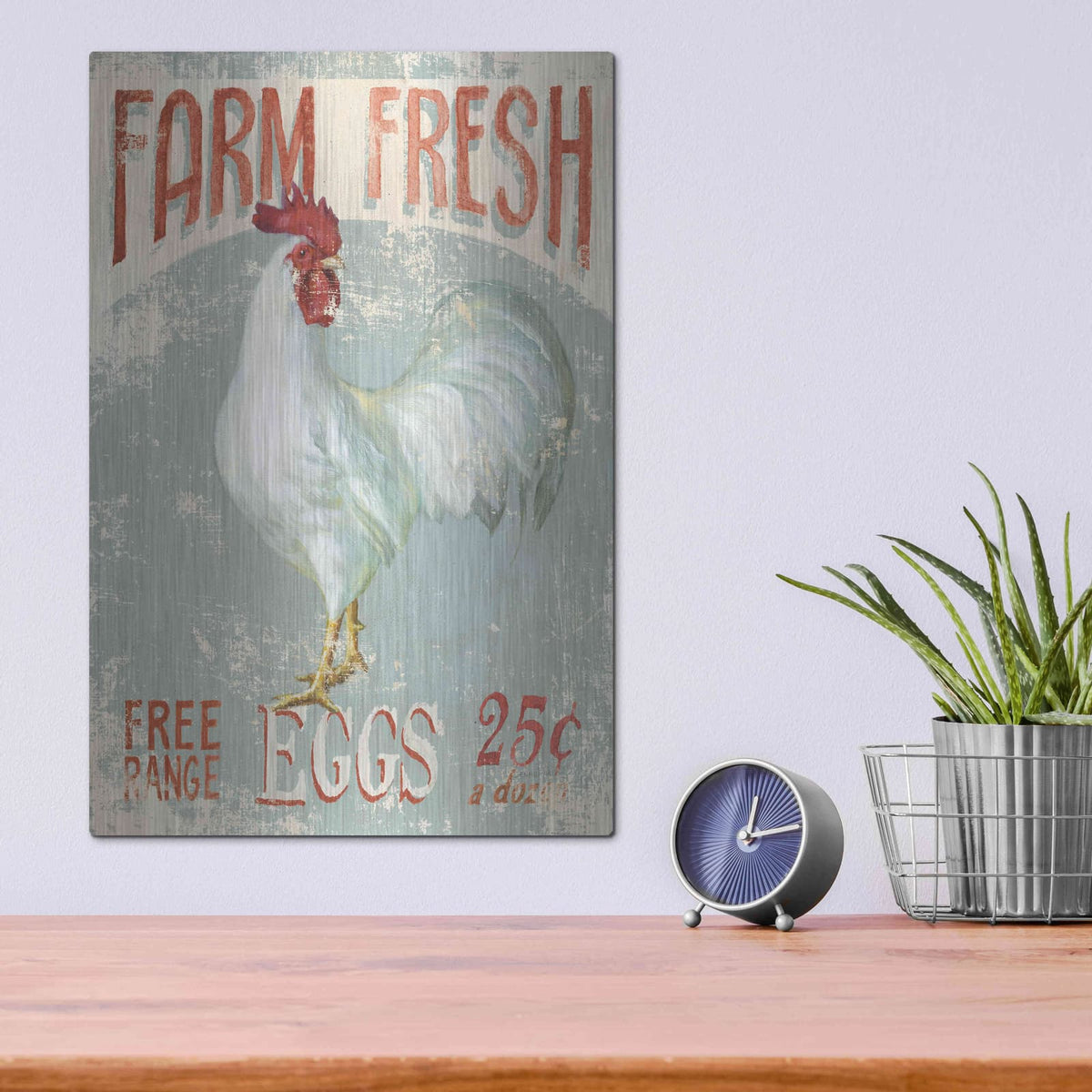 'Farm Nostalgia III' by Danhui Nai – Metal Wall Art, 12x16 room view