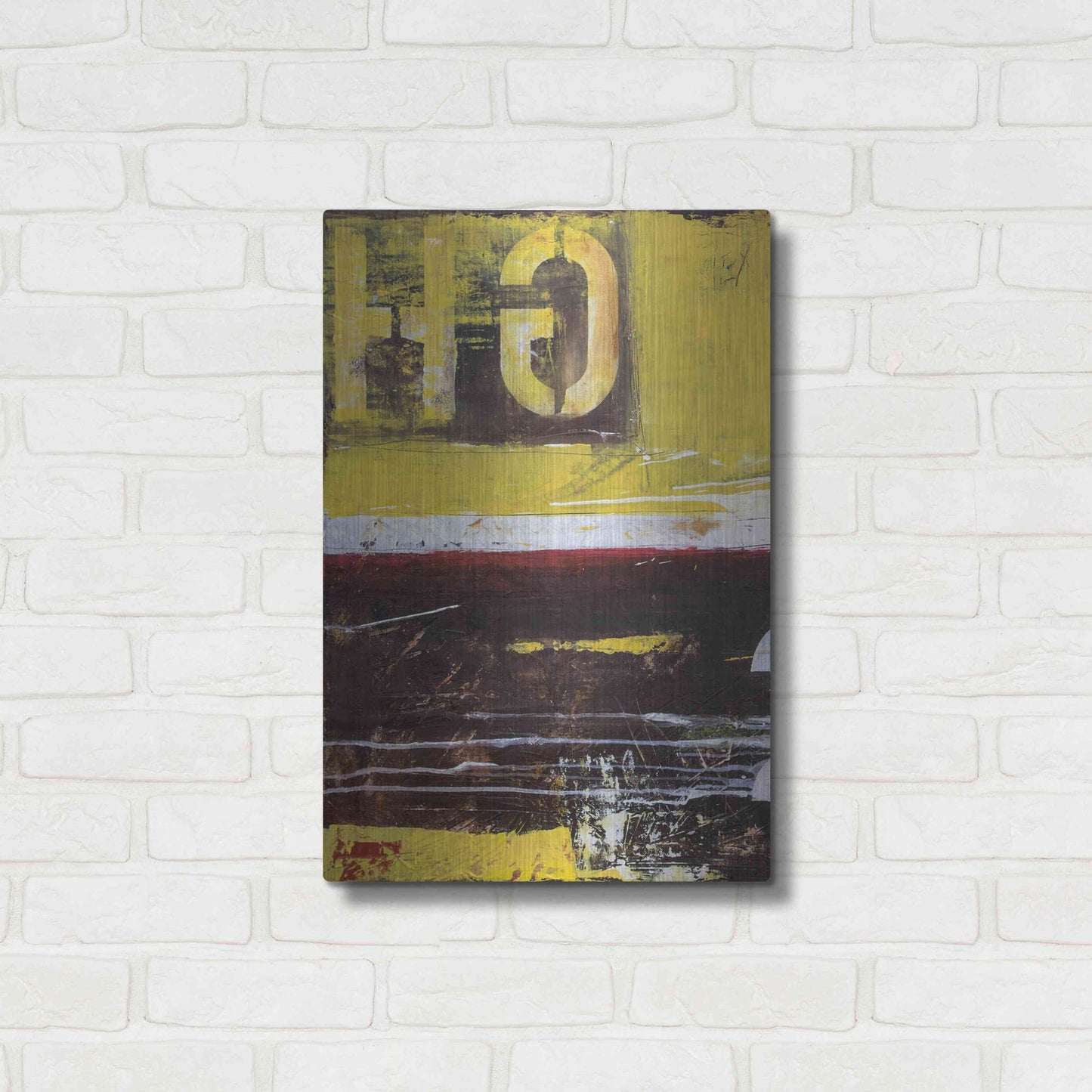 Luxe Metal Art 'Junction 234 I' by Erin Ashley, Metal Wall Art,16x24