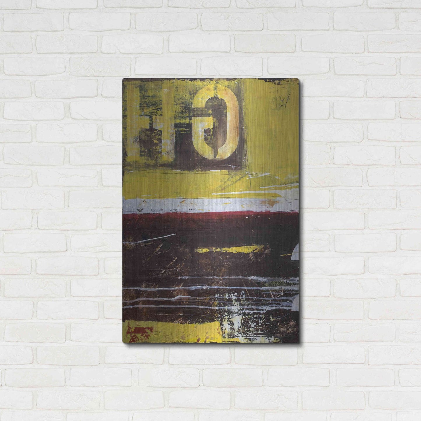 Luxe Metal Art 'Junction 234 I' by Erin Ashley, Metal Wall Art,24x36