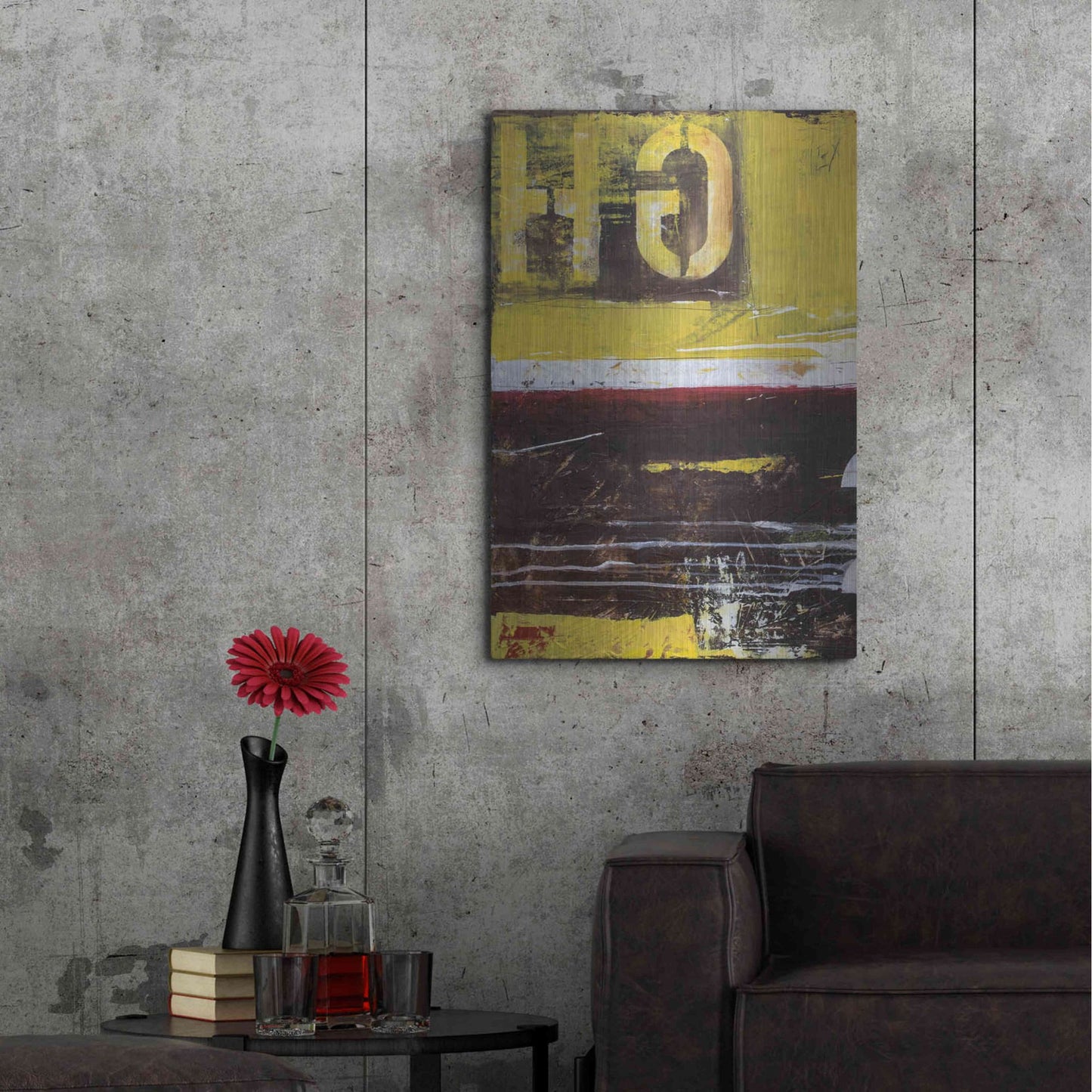 Luxe Metal Art 'Junction 234 I' by Erin Ashley, Metal Wall Art,24x36