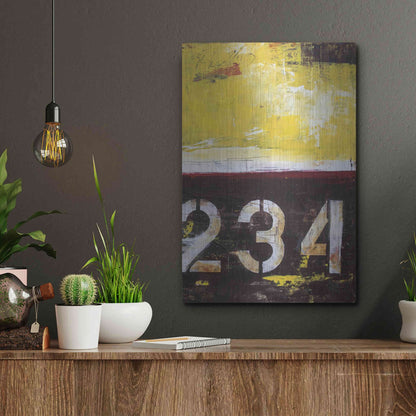 Luxe Metal Art 'Junction 234 II' by Erin Ashley, Metal Wall Art,12x16