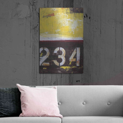 Luxe Metal Art 'Junction 234 II' by Erin Ashley, Metal Wall Art,24x36