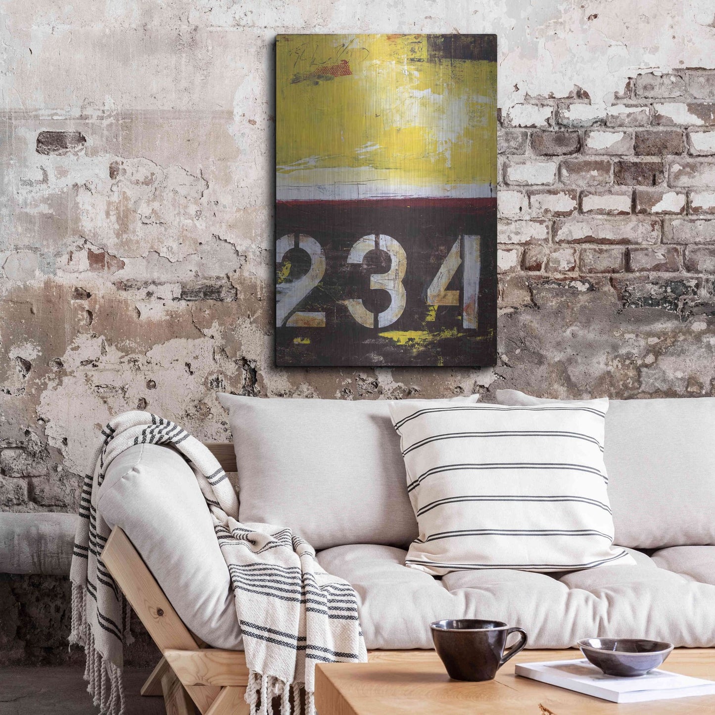 Luxe Metal Art 'Junction 234 II' by Erin Ashley, Metal Wall Art,24x36