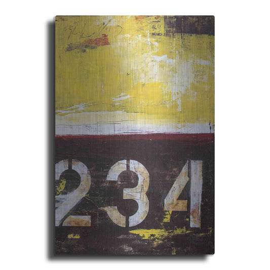 Luxe Metal Art 'Junction 234 II' by Erin Ashley, Metal Wall Art