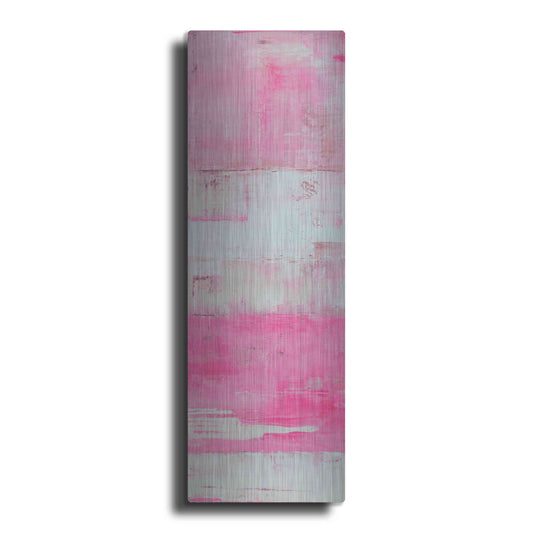 Luxe Metal Art 'Panels in Pink I' by Erin Ashley, Metal Wall Art