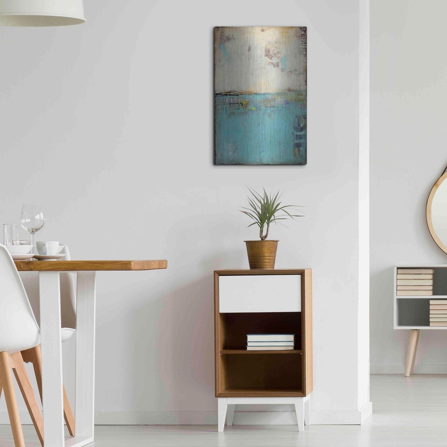 Luxe Metal Art 'Urban Edge' by Erin Ashley, Metal Wall Art,16x24