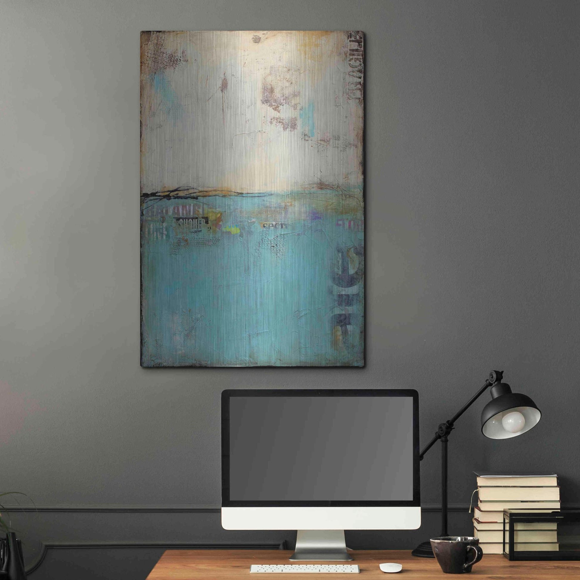 Luxe Metal Art 'Urban Edge' by Erin Ashley, Metal Wall Art,24x36