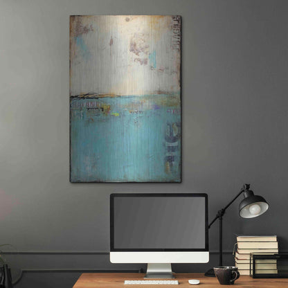 Luxe Metal Art 'Urban Edge' by Erin Ashley, Metal Wall Art,24x36