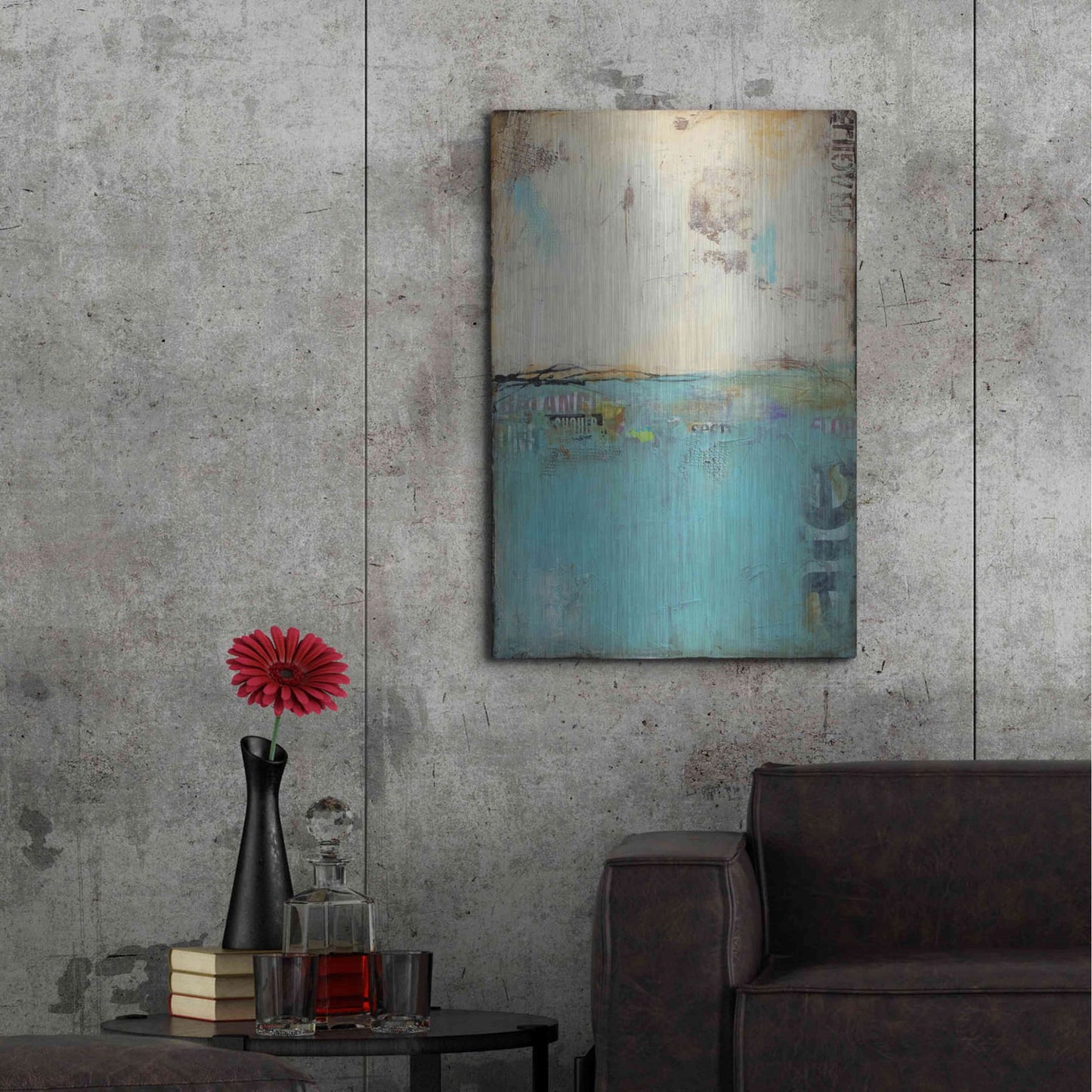 Luxe Metal Art 'Urban Edge' by Erin Ashley, Metal Wall Art,24x36