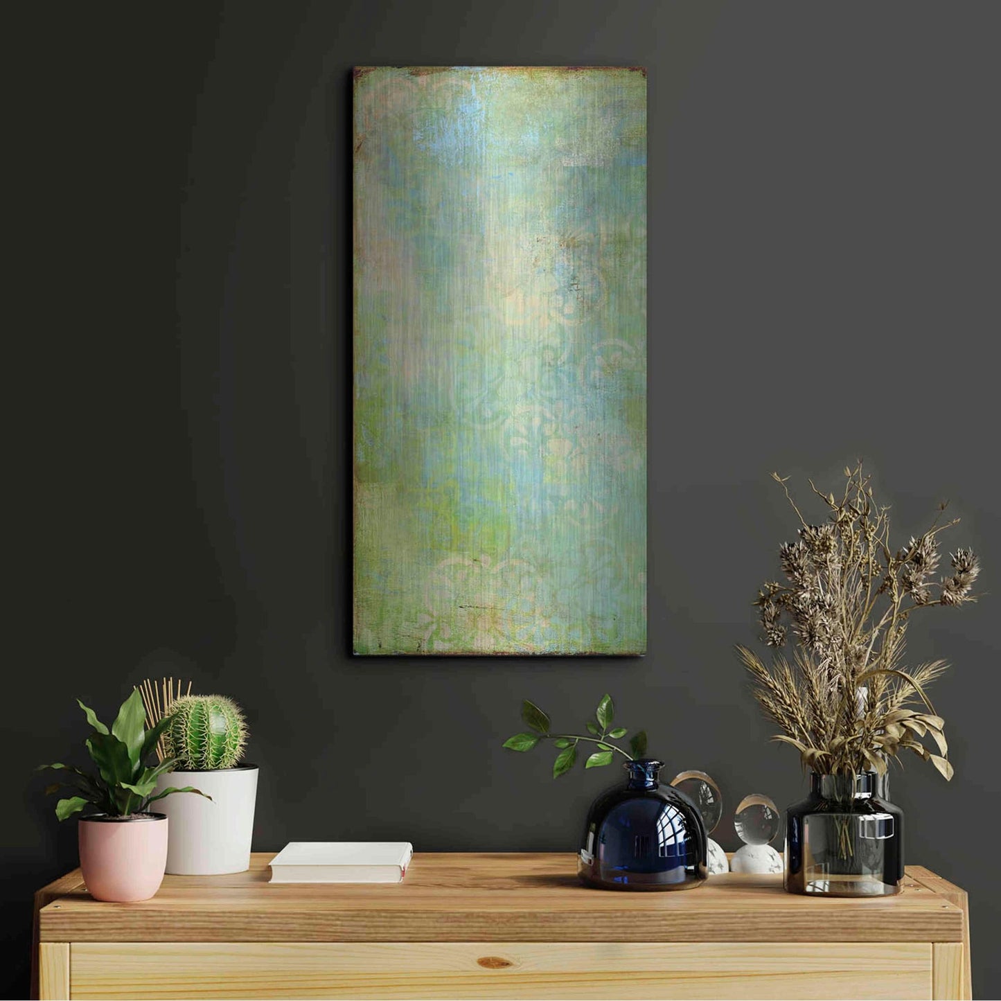 Luxe Metal Art 'Vintage Summer II' by Erin Ashley, Metal Wall Art,12x24