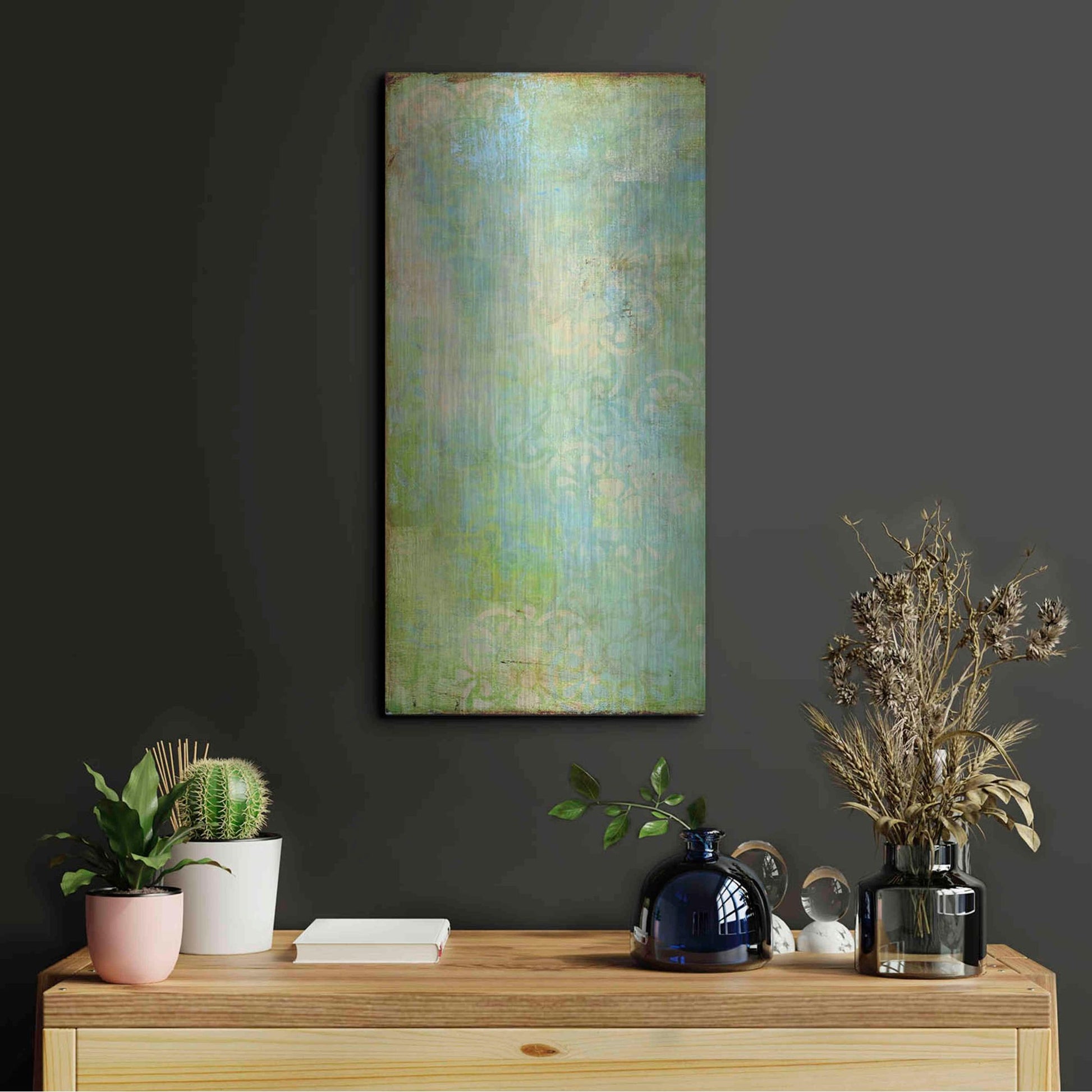 Luxe Metal Art 'Vintage Summer II' by Erin Ashley, Metal Wall Art,12x24
