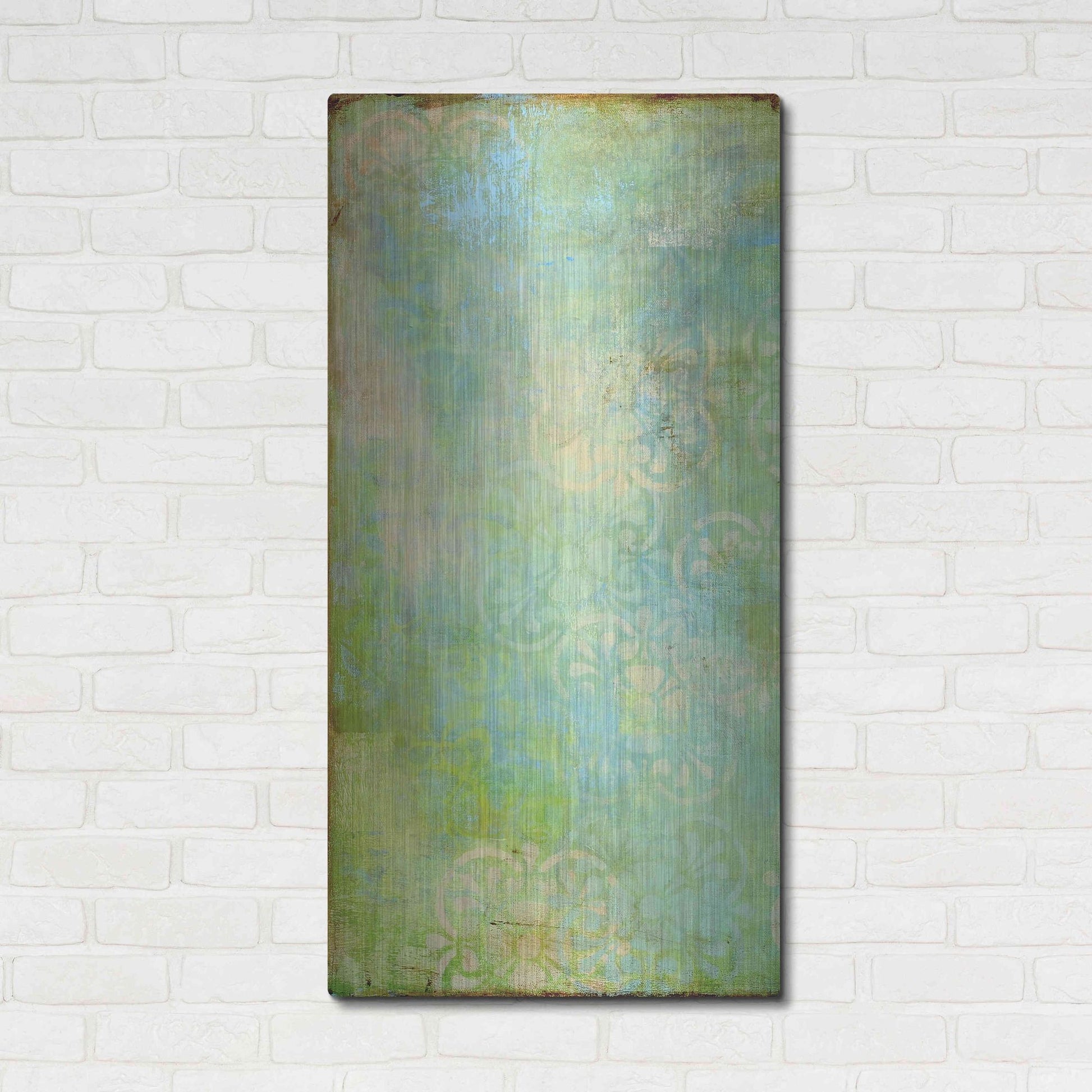 Luxe Metal Art 'Vintage Summer II' by Erin Ashley, Metal Wall Art,24x48