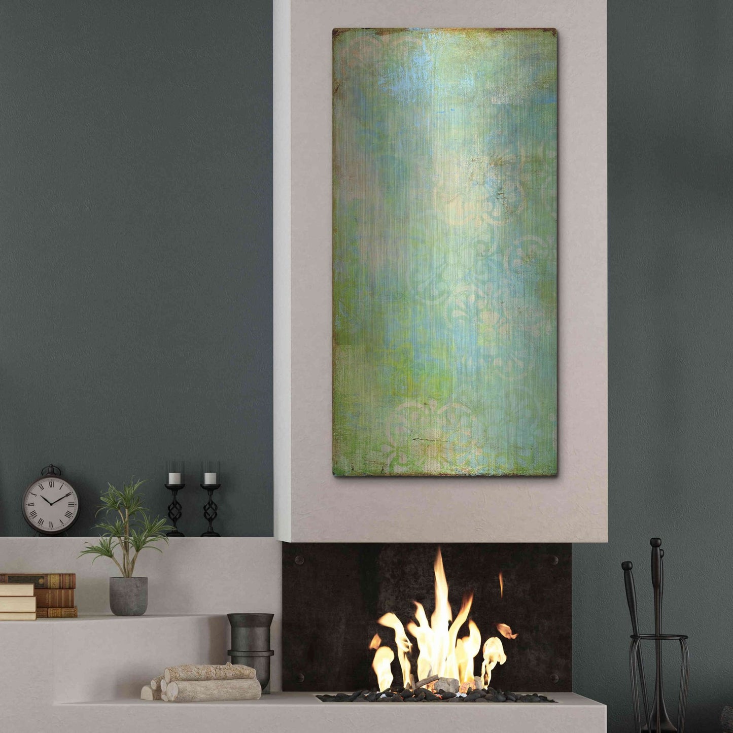 Luxe Metal Art 'Vintage Summer II' by Erin Ashley, Metal Wall Art,24x48