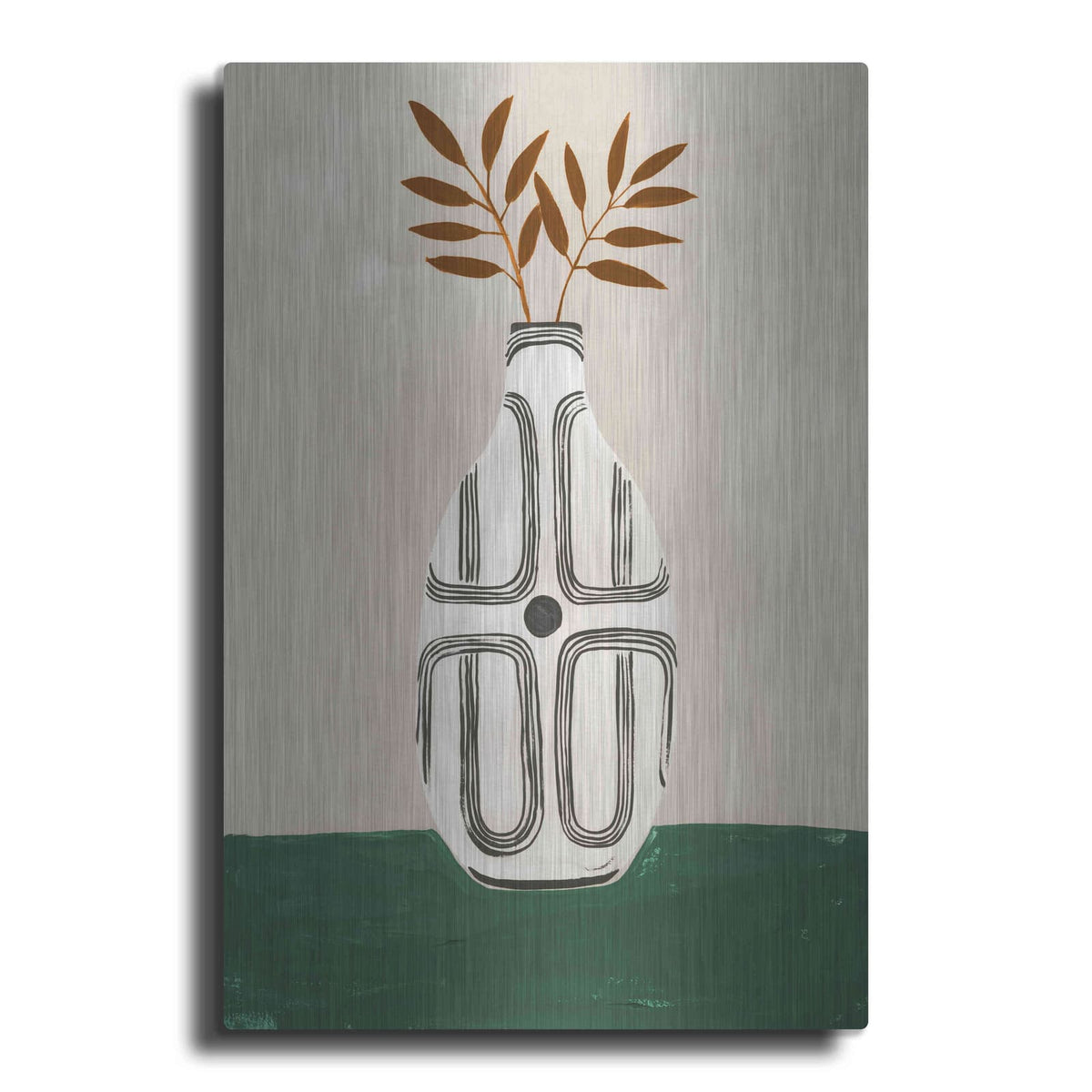 'Emile Vase' by Megan Galante – Metal Wall Art