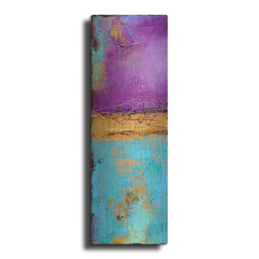 Luxe Metal Art 'Jewel of the Nile I' by Erin Ashley, Metal Wall Art