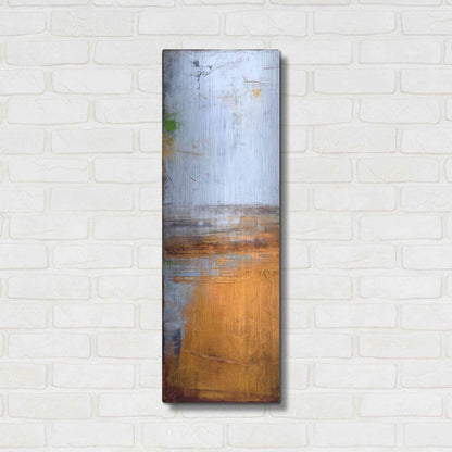 Luxe Metal Art 'Moment in Our Time I' by Erin Ashley, Metal Wall Art,12x36