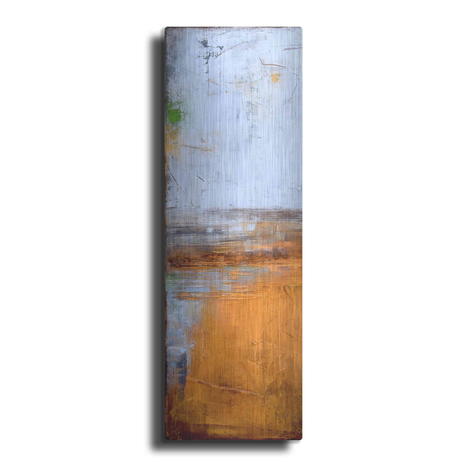 Luxe Metal Art 'Moment in Our Time I' by Erin Ashley, Metal Wall Art