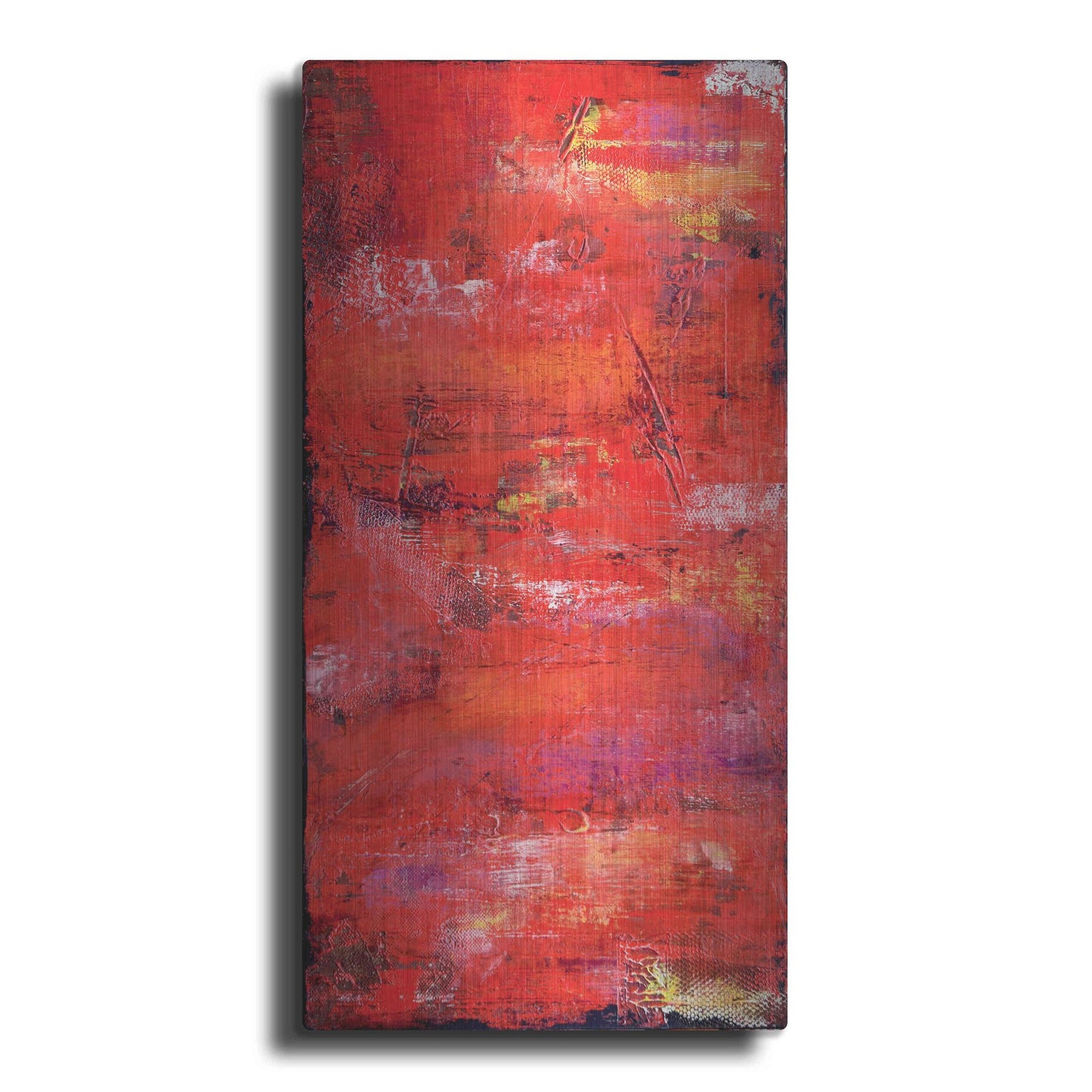 Luxe Metal Art 'Red Door I' by Erin Ashley, Metal Wall Art