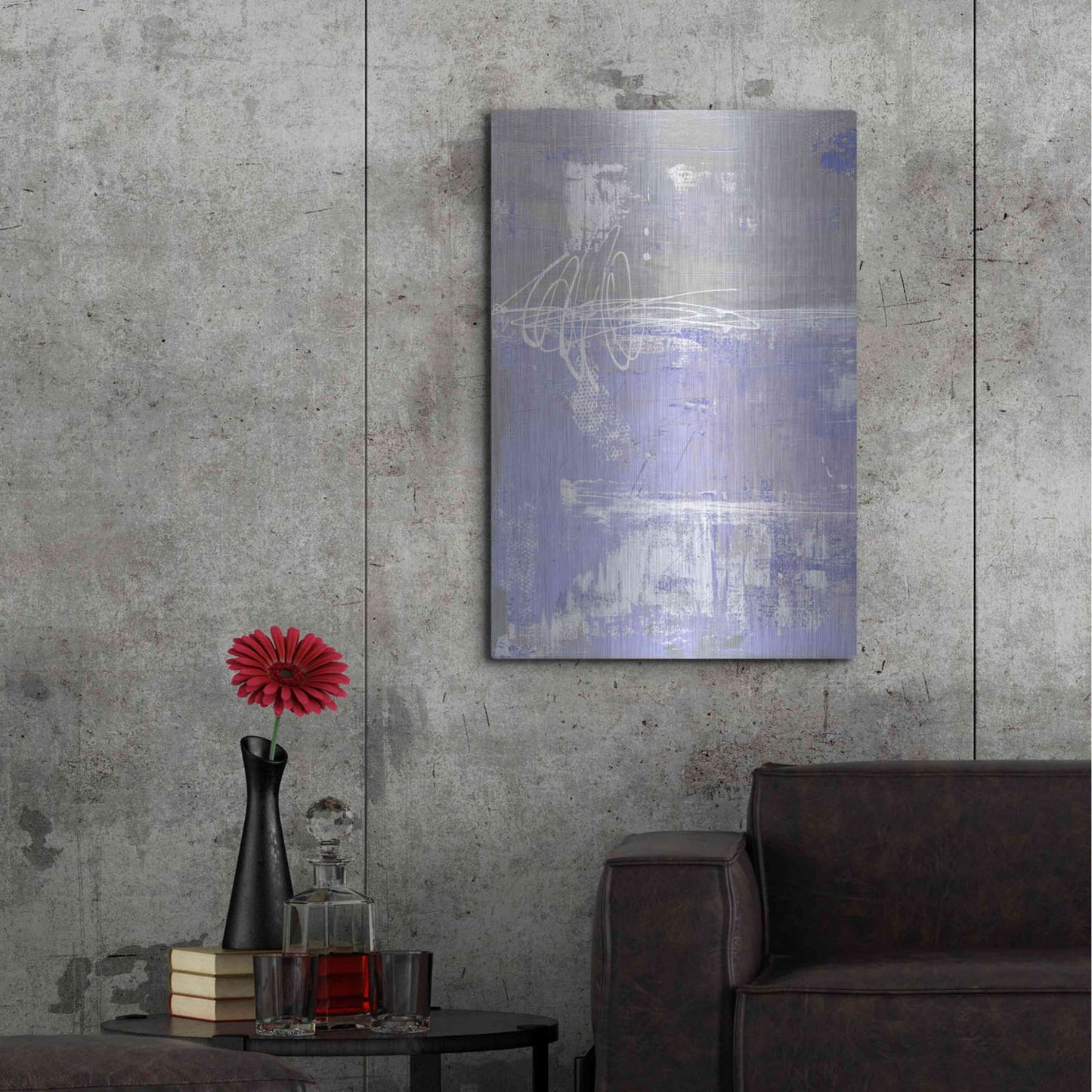 Luxe Metal Art 'Valley Mist I' by Erin Ashley, Metal Wall Art,24x36