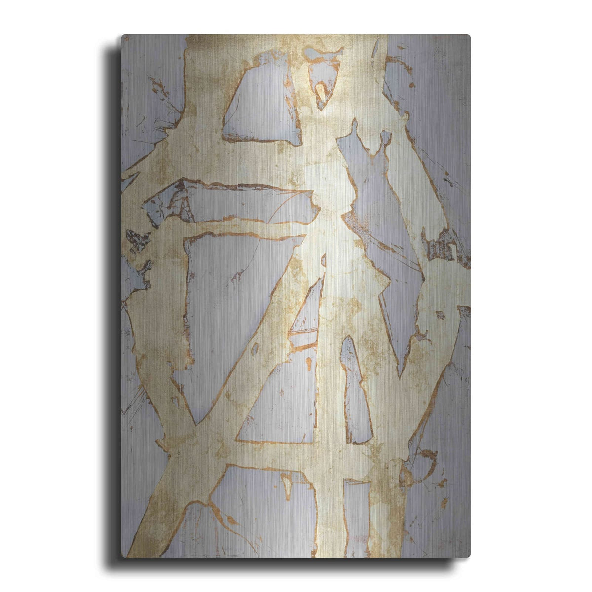'Ace of Spades in Gold I' by Erin Ashley – Metal Wall Art