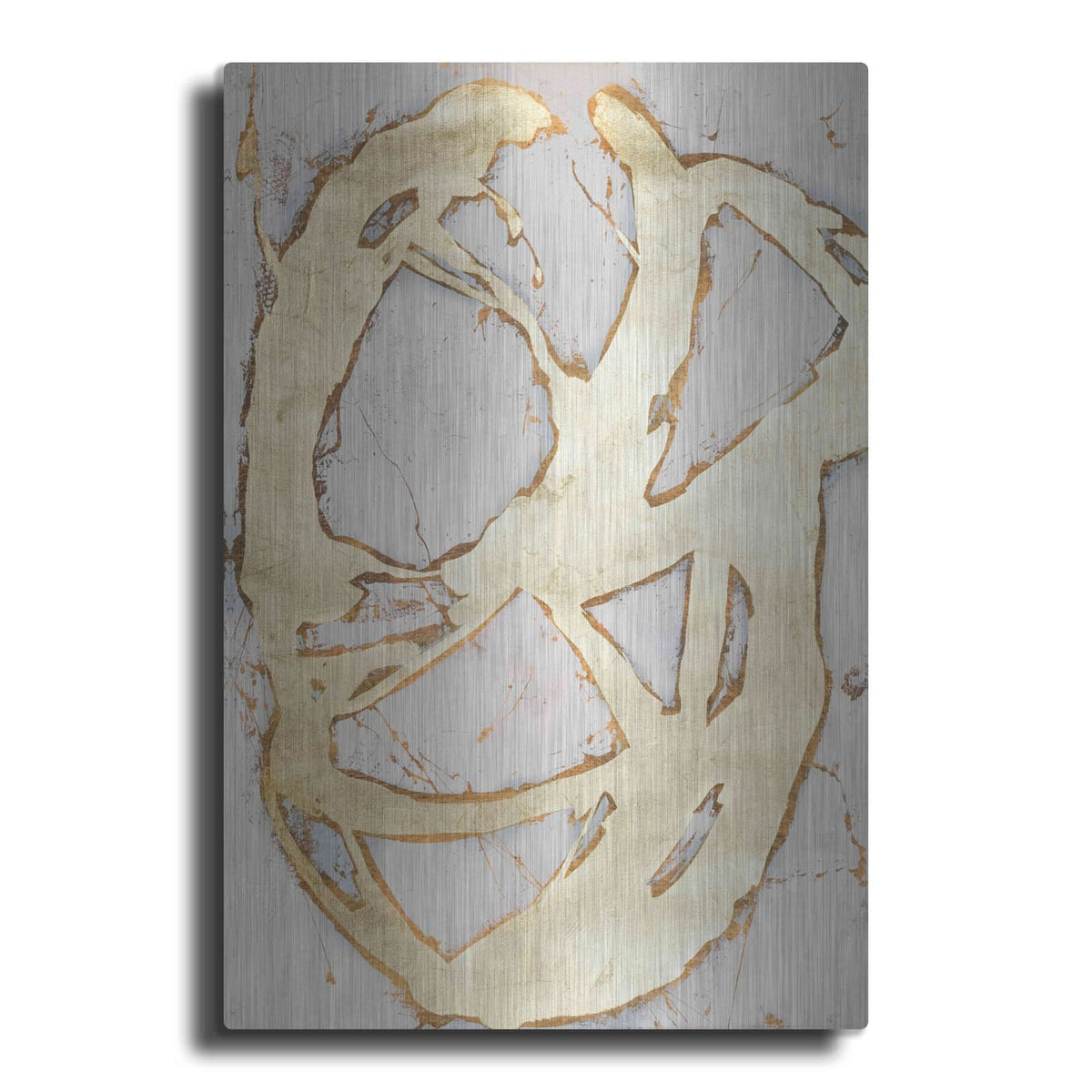 'Ace of Spades in Gold II' by Erin Ashley – Metal Wall Art