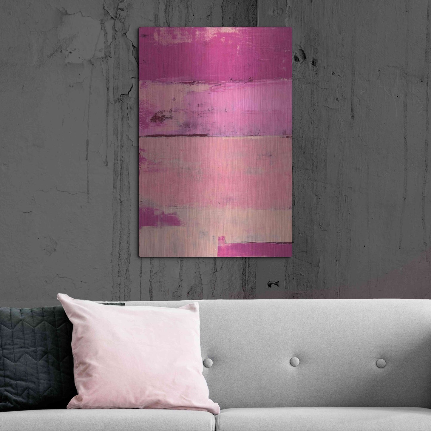 Luxe Metal Art 'Sweet Heart Hotel I' by Erin Ashley, Metal Wall Art,24x36