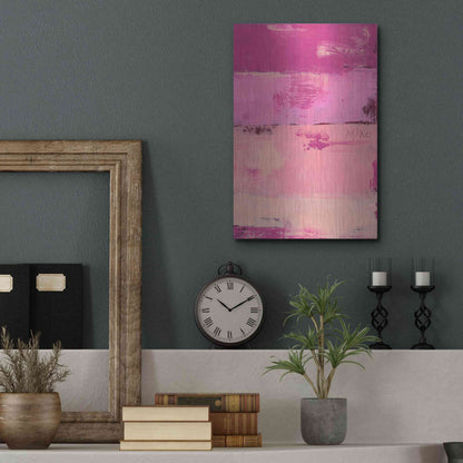 Luxe Metal Art 'Sweet Heart Hotel II' by Erin Ashley, Metal Wall Art,12x16