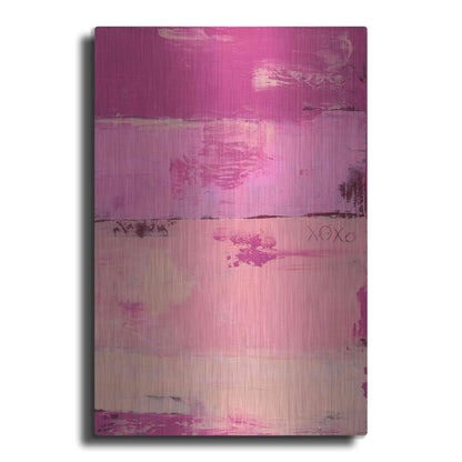 Luxe Metal Art 'Sweet Heart Hotel II' by Erin Ashley, Metal Wall Art