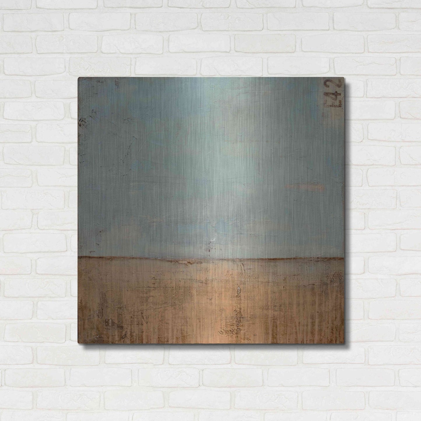 Luxe Metal Art 'Kansas Sky' by Erin Ashley, Metal Wall Art,36x36