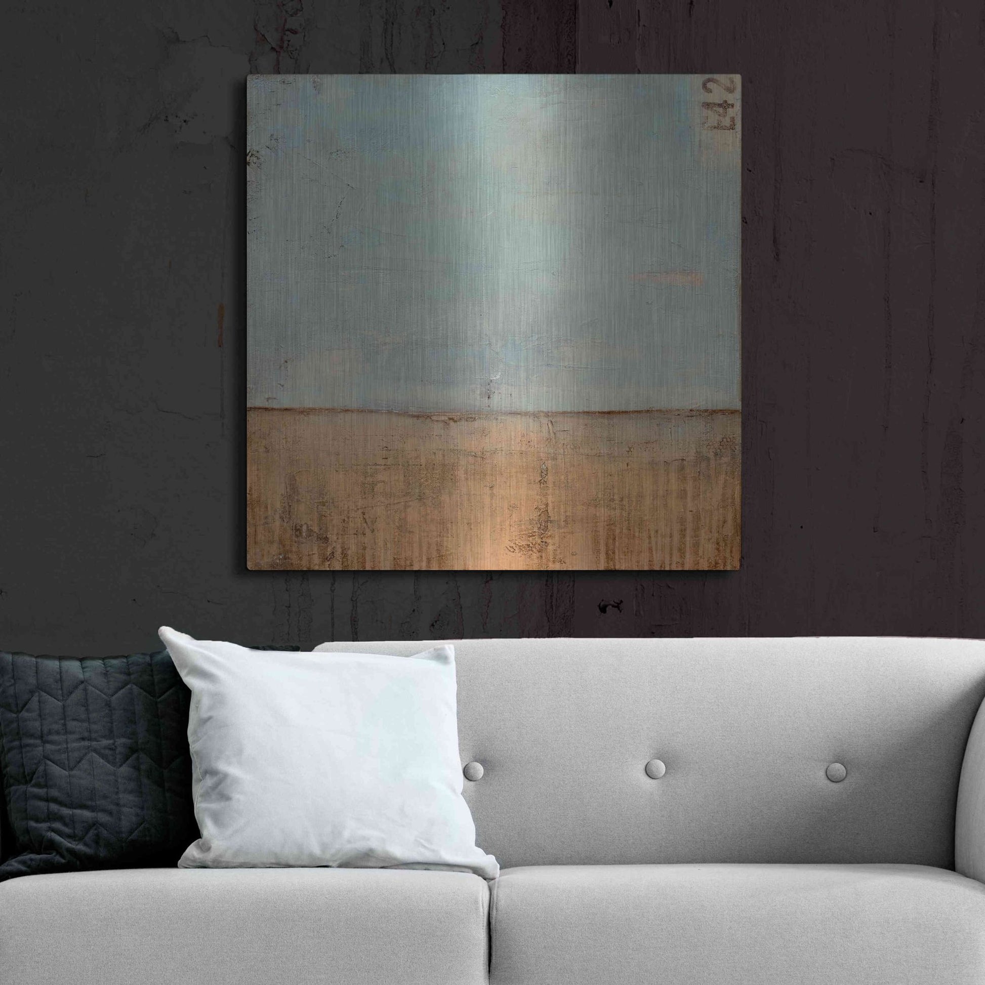 Luxe Metal Art 'Kansas Sky' by Erin Ashley, Metal Wall Art,36x36