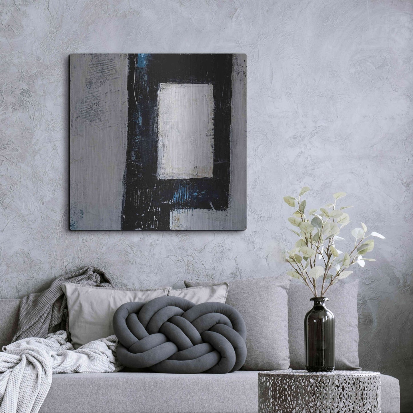 Luxe Metal Art 'Take I' by Erin Ashley, Metal Wall Art,36x36