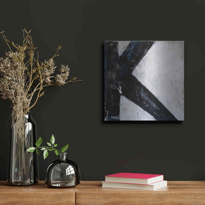 Luxe Metal Art 'Take II' by Erin Ashley, Metal Wall Art,12x12