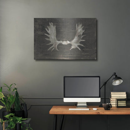 Luxe Metal Art 'Rustic Moose Mount I' by Ethan Harper, Metal Wall Art,36x24