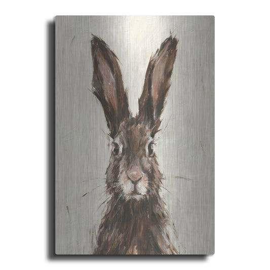 Luxe Metal Art 'European Hare I' by Ethan Harper, Metal Wall Art