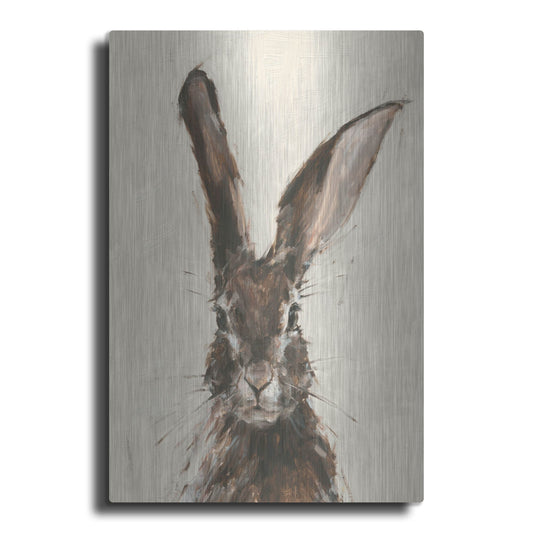 Luxe Metal Art 'European Hare II' by Ethan Harper, Metal Wall Art