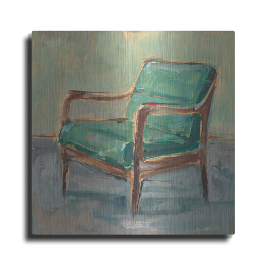 Luxe Metal Art 'Have a Seat II' by Ethan Harper, Metal Wall Art