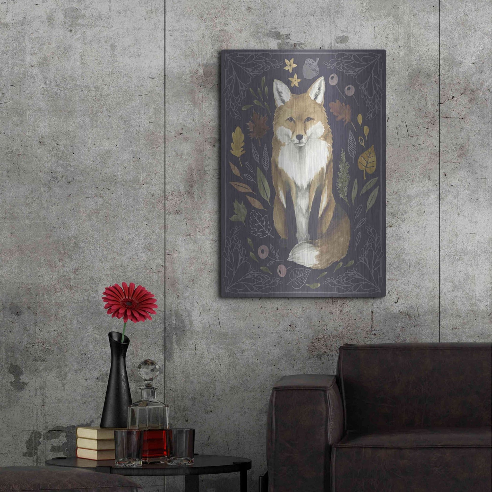 Luxe Metal Art 'Rainbow Harvest I' by Grace Popp, Metal Wall Art,24x36
