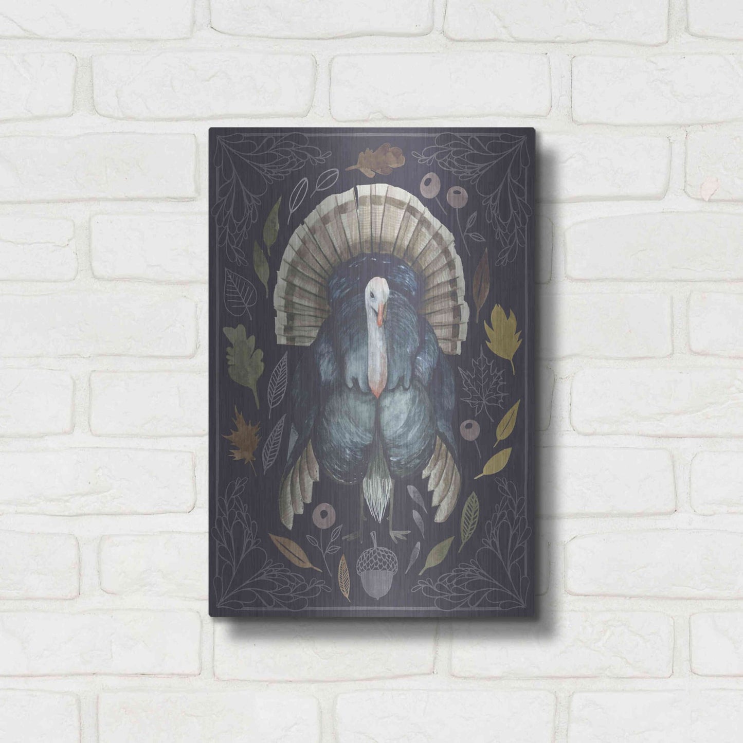 Luxe Metal Art 'Rainbow Harvest II' by Grace Popp, Metal Wall Art,12x16