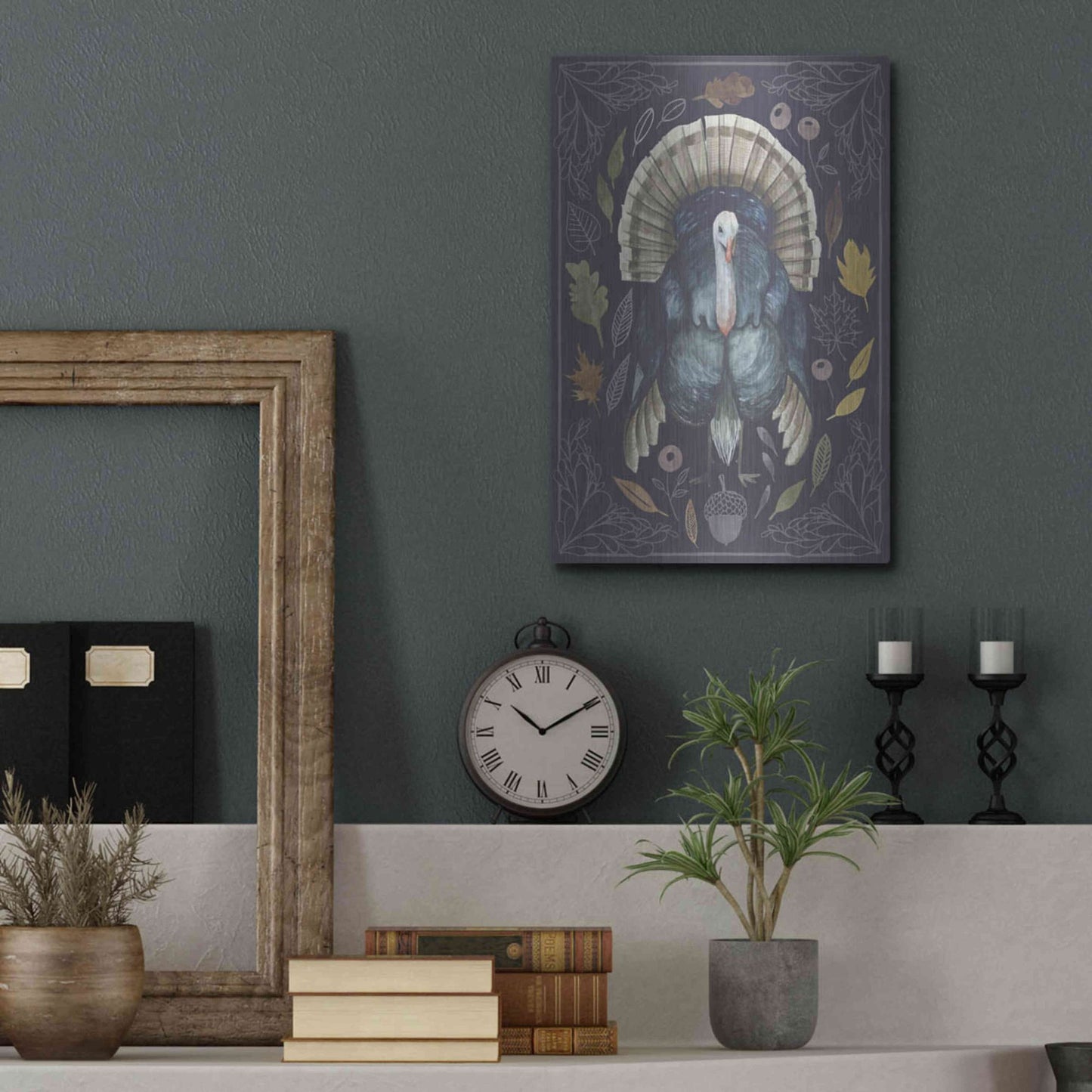 Luxe Metal Art 'Rainbow Harvest II' by Grace Popp, Metal Wall Art,12x16