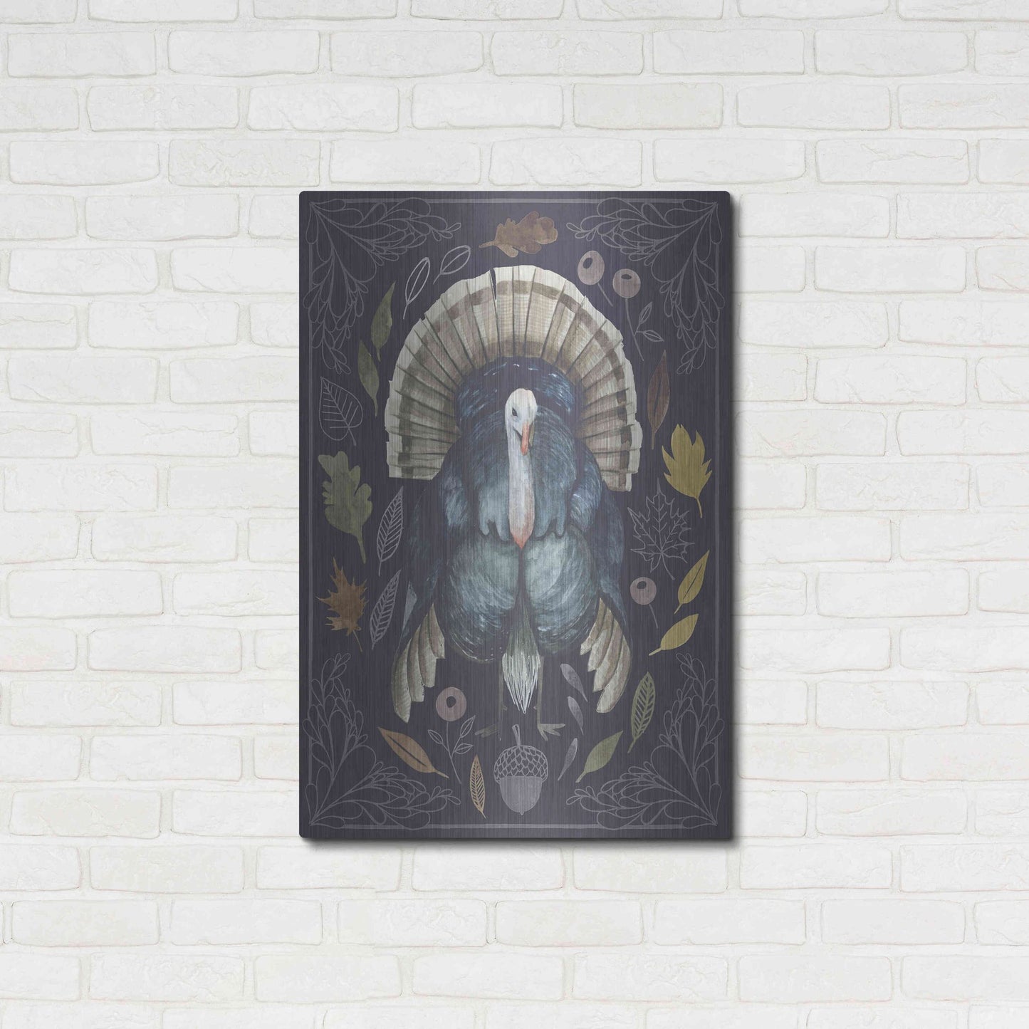 Luxe Metal Art 'Rainbow Harvest II' by Grace Popp, Metal Wall Art,24x36