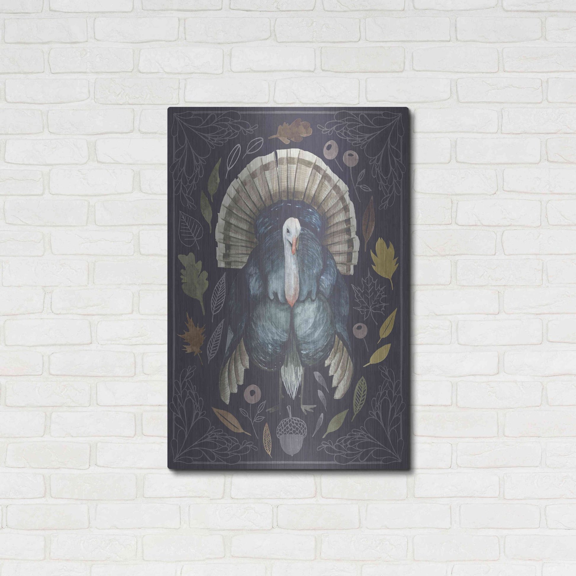 Luxe Metal Art 'Rainbow Harvest II' by Grace Popp, Metal Wall Art,24x36