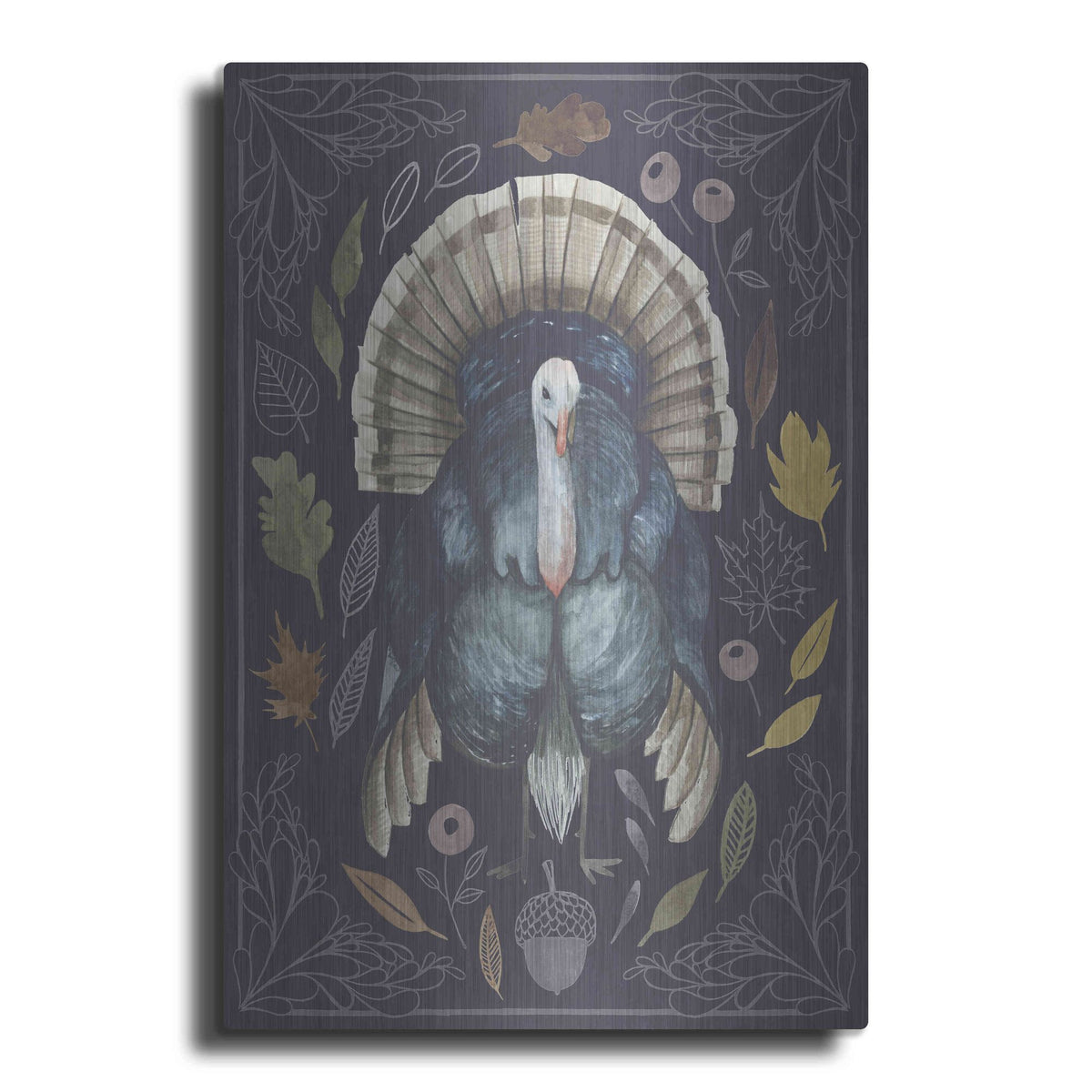 Luxe Metal Art 'Rainbow Harvest II' by Grace Popp, Metal Wall Art