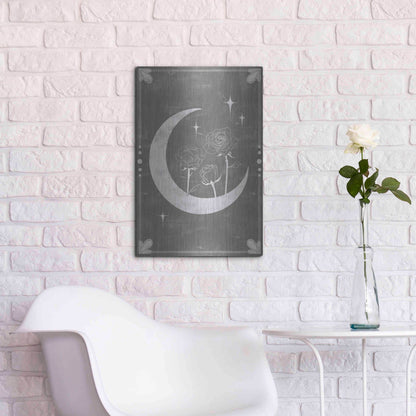 Luxe Metal Art 'Hallowed Moon Collection B' by Grace Popp, Metal Wall Art,16x24