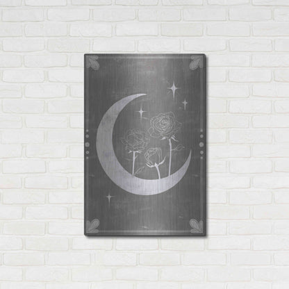 Luxe Metal Art 'Hallowed Moon Collection B' by Grace Popp, Metal Wall Art,24x36