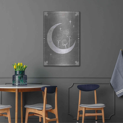 Luxe Metal Art 'Hallowed Moon Collection B' by Grace Popp, Metal Wall Art,24x36