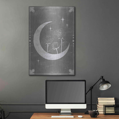Luxe Metal Art 'Hallowed Moon Collection B' by Grace Popp, Metal Wall Art,24x36